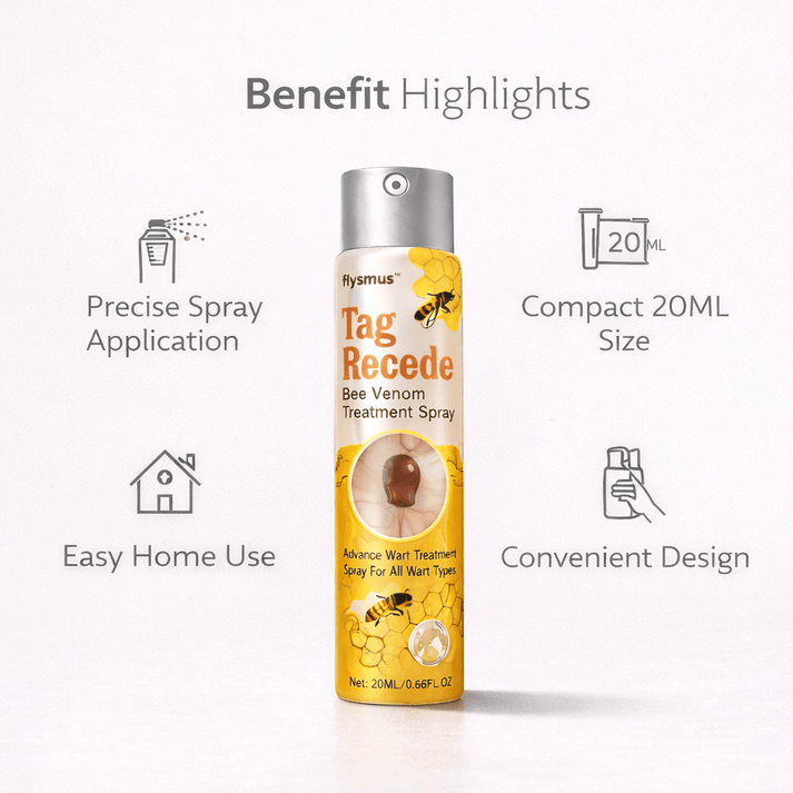 MD Advance Wart Remover Spray – Fast & Easy At-Home |Bee Venom Skin Tag Remover Spray